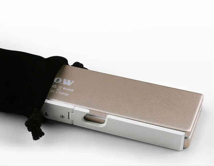 Tri-folding foldable Bluetooth Wireless Keyboard Aluminum Housing for iPad 7 8 9 iPhone 11 12 13 14 Z Fold 4 MateXS MiX Fold