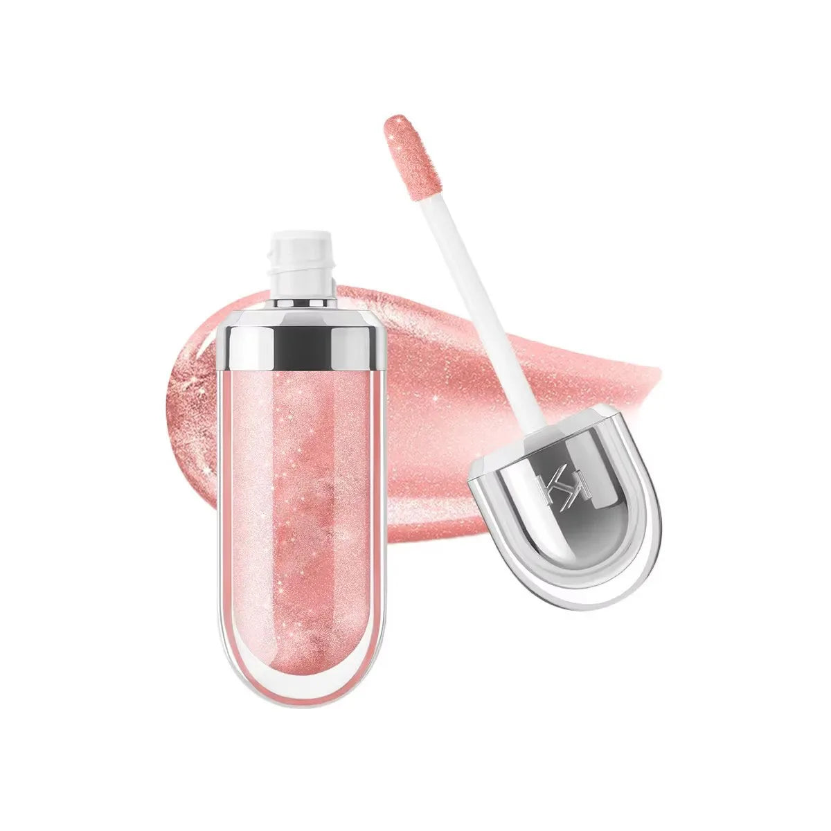 3D Hydra Lipgloss Transparent Lip Gloss Mirror Lipstick Moisturizing Glossy Lips Milk Tea Bean Paste Purple Colors Cosmetics